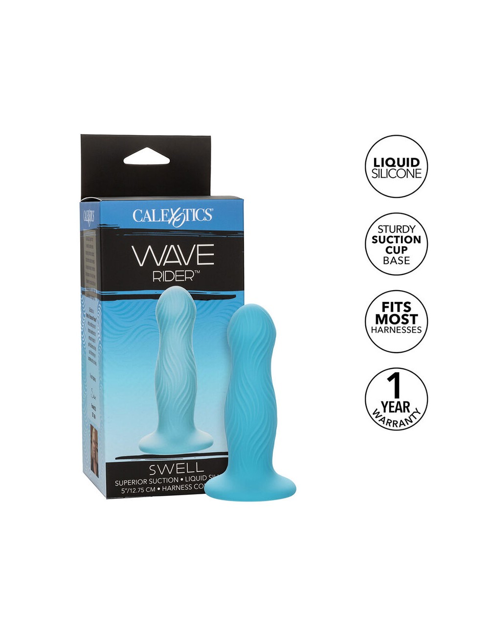 CALEXOTICS - WAVE RIDER SWELL TAPPO ANALE BLU CALEXOTICS - WAVE RIDER SWELL TAPPO ANALE BLU