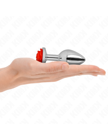 KINK - PLUG ANALE ROSA ROSSO TAGLIA M