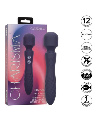 CALEXOTICS - CHARISMA MYSTIQUE MASSAGGIATORE DOPPIO MOTORE 12 FUNZIONI 20