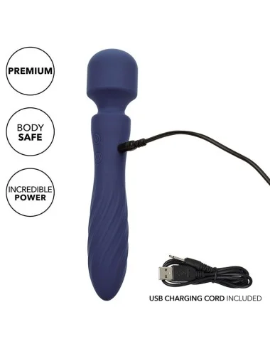 CALEXOTICS - CHARISMA MYSTIQUE MASSAGGIATORE DOPPIO MOTORE 12 FUNZIONI 20,5 CM X 4,5 CM VIOLA