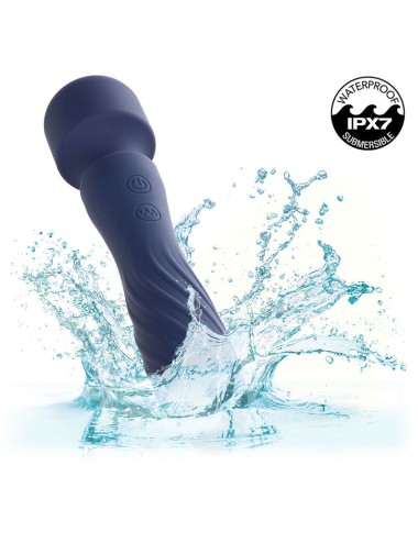 CALEXOTICS - CHARISMA MYSTIQUE MASSAGGIATORE DOPPIO MOTORE 12 FUNZIONI 20,5 CM X 4,5 CM VIOLA