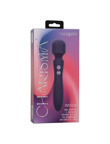 CALEXOTICS - CHARISMA MYSTIQUE MASSAGGIATORE DOPPIO MOTORE 12 FUNZIONI 20,5 CM X 4,5 CM VIOLA