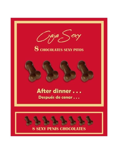 DIABLO PICANTE - SCATOLA DA 8 CIOCCOLATI A FORMA DI PENE