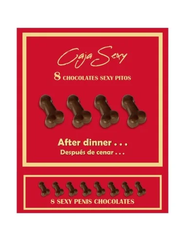 DIABLO PICANTE - SCATOLA DA 8 CIOCCOLATI A FORMA DI PENE