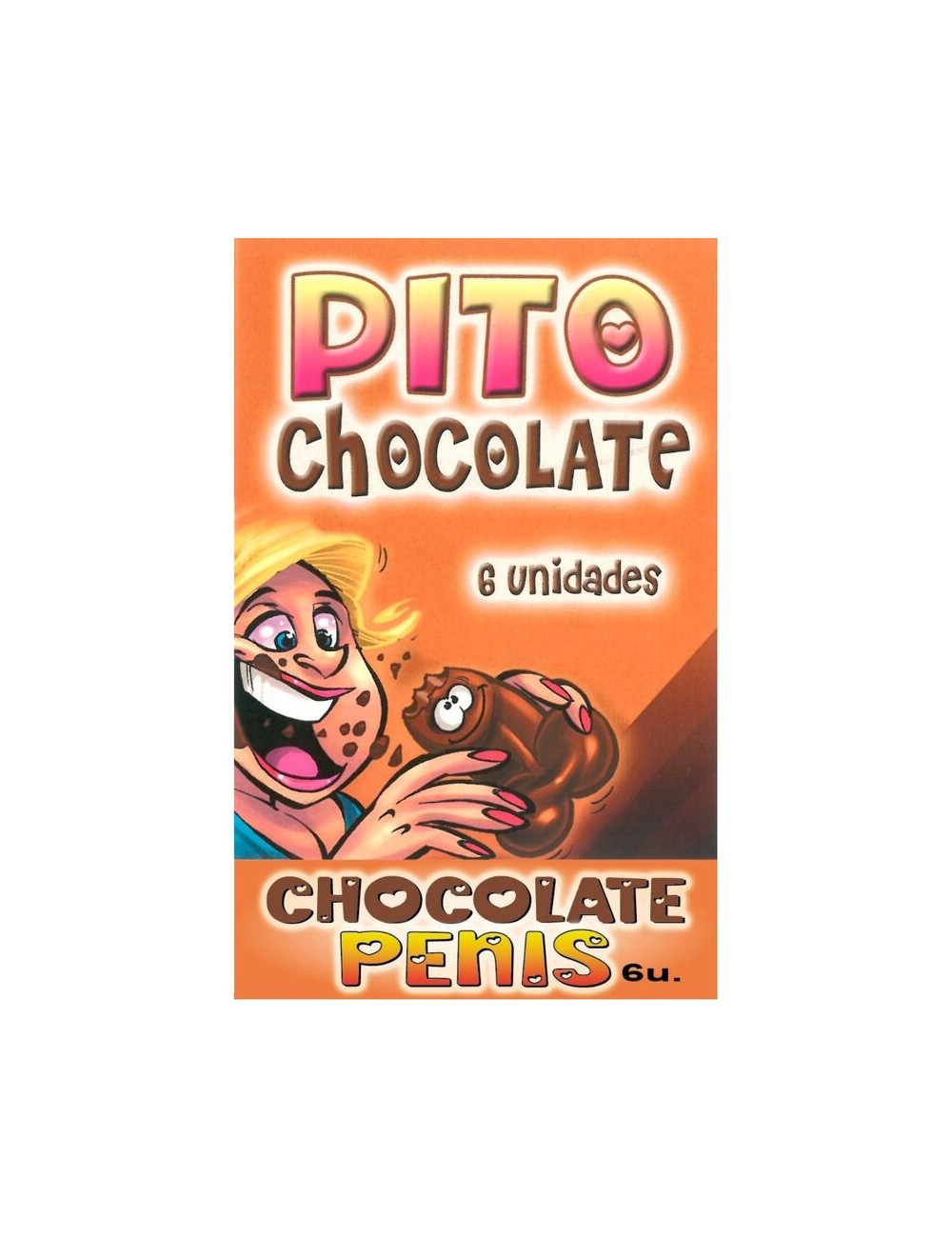 DIABLO PICANTE - SCATOLA DA 6 CIOCCOLATINI A FORMA DI PENE DIABLO PICANTE - SCATOLA DA 6 CIOCCOLATINI A FORMA DI PENE