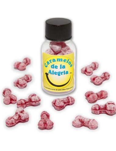 DIABLO PICANTE - 12 CARAMELLE JOY A FORMA DI PENE FRAGOLA/CILIEGIA