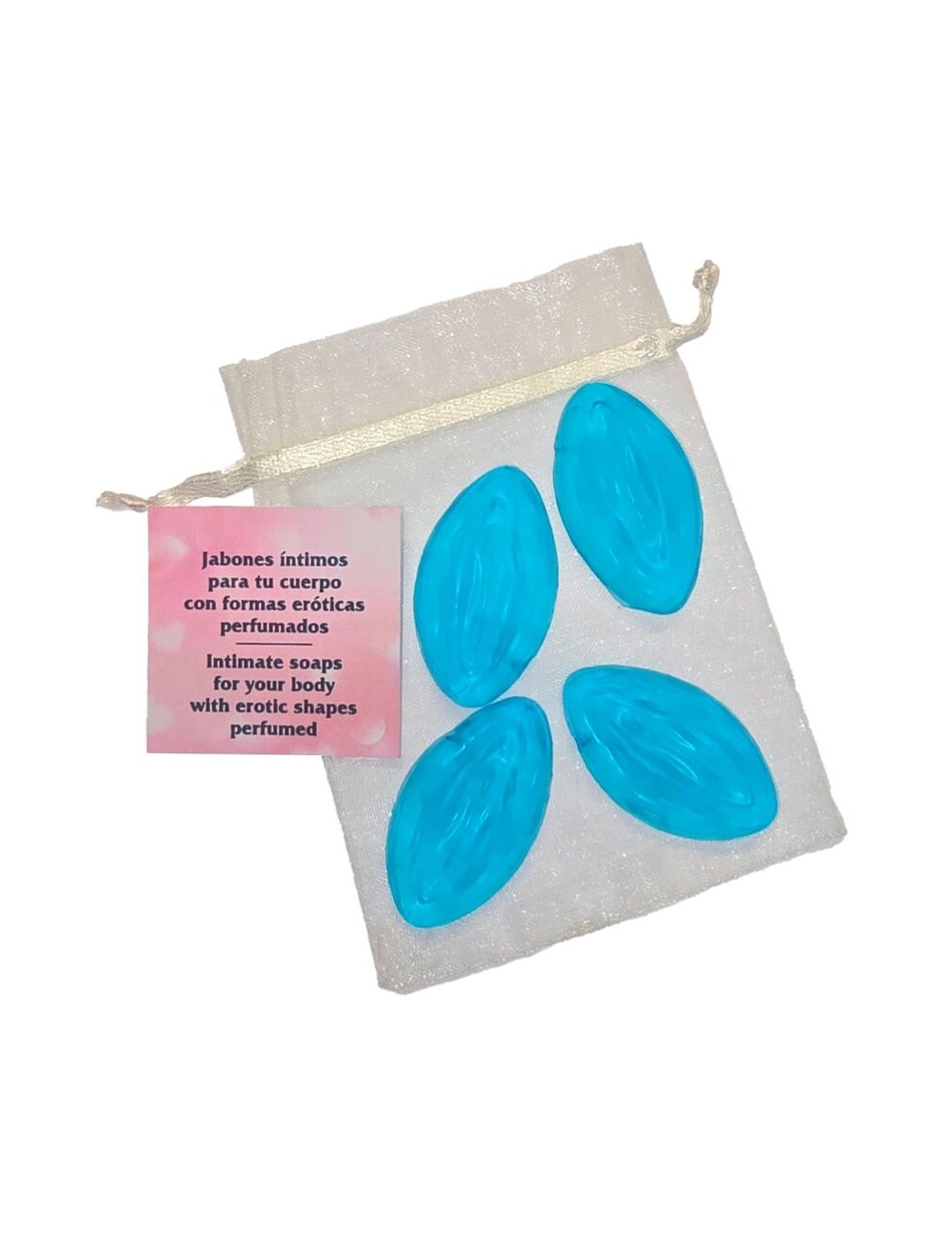 DIABLO PICANTE - 4 MINI SAPONI A FORMA DI VAGINA BLU DIABLO PICANTE - 4 MINI SAPONI A FORMA DI VAGINA BLU