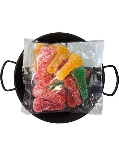 DIABLO PICANTE - CARAMELLE DI ZUCCHERO MASTICABILI A FORMA DI PENE IN DIVERSI GUSTI