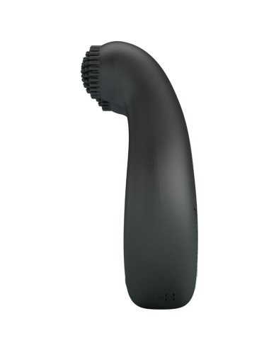 PRETTY LOVE - ANELLO VIBRANTE DAHLIA + STIMOLATORE CLITORIDEO 12 VIBRAZIONI NERO