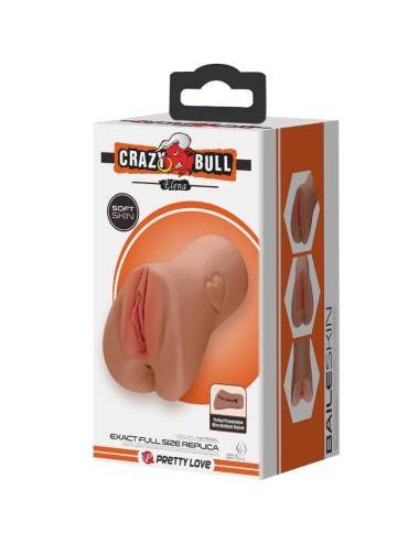 CRAZY BULL - VAGINA E ANO SCARLATTO DESIGN CON CUORE IN CARNE