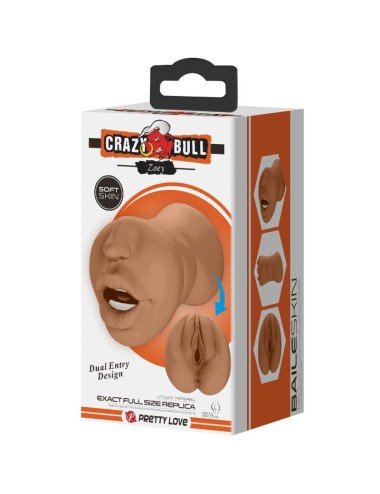 CRAZY BULL - ZOEY DOPPIO MASTURBATORE BOCCA E VAGINA CARNE