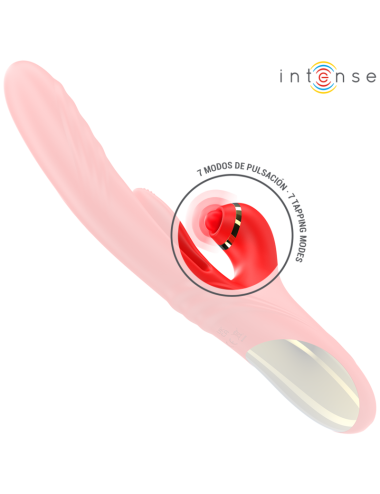 INTENSE - ROSALIA VIBRATORE MULTIFUNZIONE 3 IN 1 ROSSO