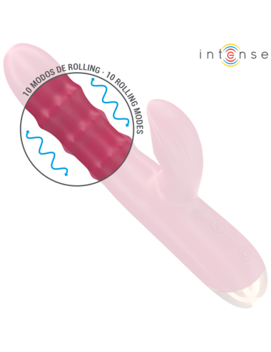 INTENSE - CHLOE VIBRATORE MULTIFUNZIONE 3 IN 1 ROSSO