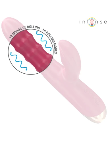 INTENSE - CHLOE VIBRATORE MULTIFUNZIONE 3 IN 1 ROSSO