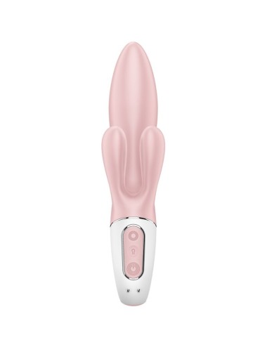 SATISFYER - AIR PUMP BUNNY 3 VIBRATORE GONFIABILE CONIGLIO ROSA