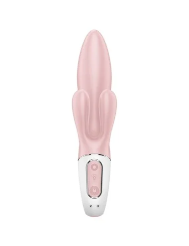 SATISFYER - AIR PUMP BUNNY 3 VIBRATORE GONFIABILE CONIGLIO ROSA