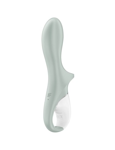 SATISFYER - AIR PUMP BOOTY 3 VIBRATORE ANALE GONFIABILE GRIGIO VERDE