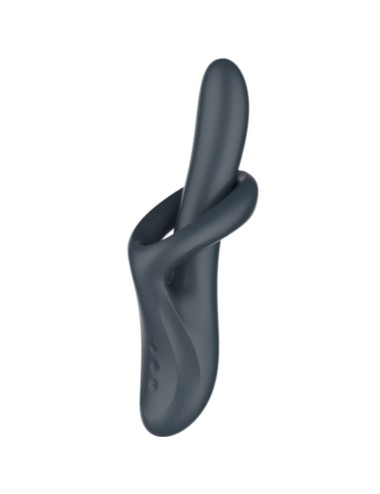 SATISFYER - HEAT FLEX 4 VIBRATORE EFFETTO CALORE 12 VIBRAZIONI GRIGIO
