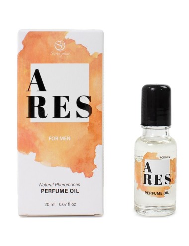 SECRETPLAY - ARES PROFUMO NATURALE FEROMONI IN OLIO PER UOMO 20 ML