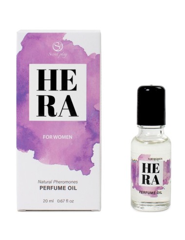 SECRETPLAY - HERA PROFUMO NATURALE FEROMONI IN OLIO PER DONNA 20 ML