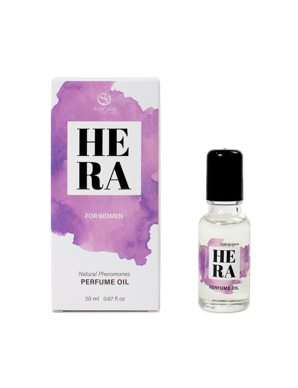 SECRETPLAY - HERA PROFUMO NATURALE FEROMONI IN OLIO PER DONNA 20 ML
