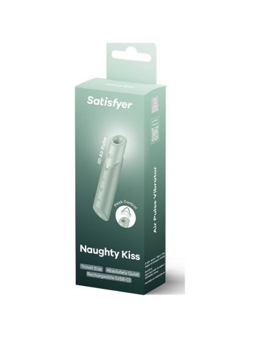 SATISFYER - NAUGHTY KISS WAVE STIMOLATORE CLITORIDEO ACQUAMARINA
