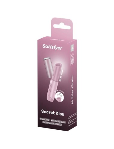 SATISFYER - SECRET KISS WAVE STIMOLATORE CLITORIDEO ROSA