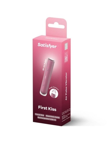 SATISFYER - STIMOLATORE CLITORIDEO FIRST KISS WAVE GARNET