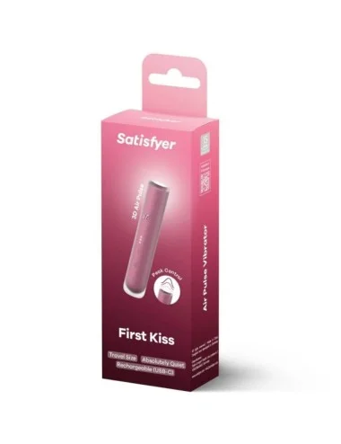 SATISFYER - STIMOLATORE CLITORIDEO FIRST KISS WAVE GARNET