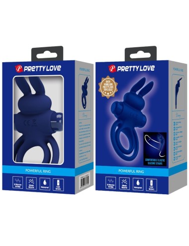 PRETTY LOVE - DAREY DOPPIO ANELLO VIBRANTE CONIGLIO BLU