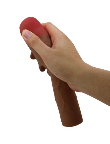 PRETTY LOVE - KYLIAN GUAINA PER PENE CON ESTENSIONE 7,6 CM MULATTO