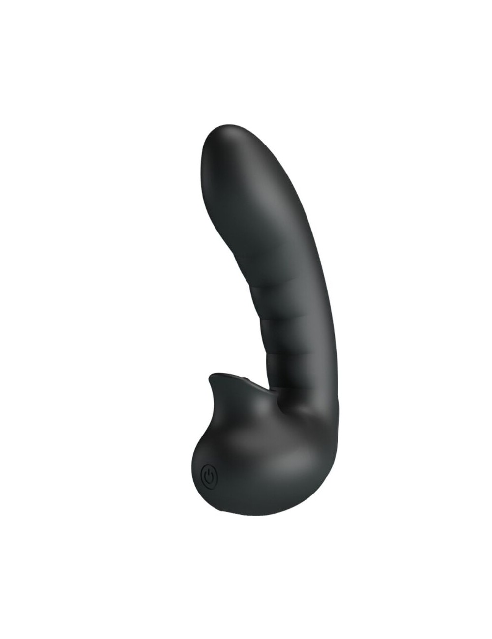 PRETTY LOVE - HOBGOBLIN CUSTODIA PER DITA VIBRANTE 12 VIBRAZIONI + STIMOLATORE CLITORIDE NERO