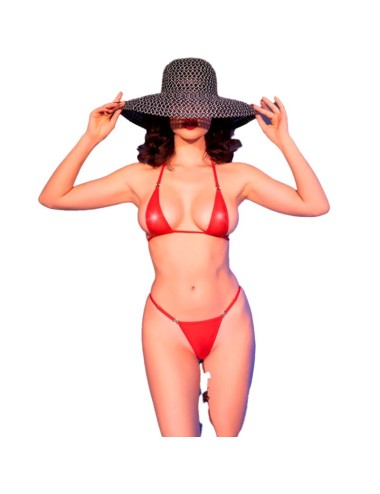 CHILIROSE - CR 4840 MICRO BIKINI ROSSO S/M