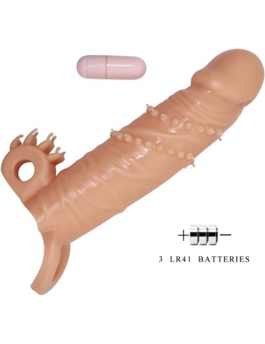 PRETTY LOVE - CONNOR GUAINA PER PENE + STIMOLATORE PER CLITORIDE FLESH