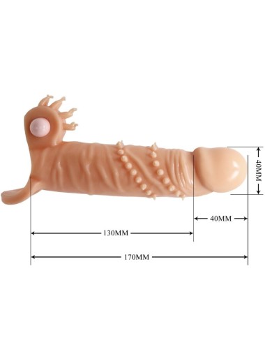 PRETTY LOVE - CONNOR GUAINA PER PENE + STIMOLATORE PER CLITORIDE FLESH