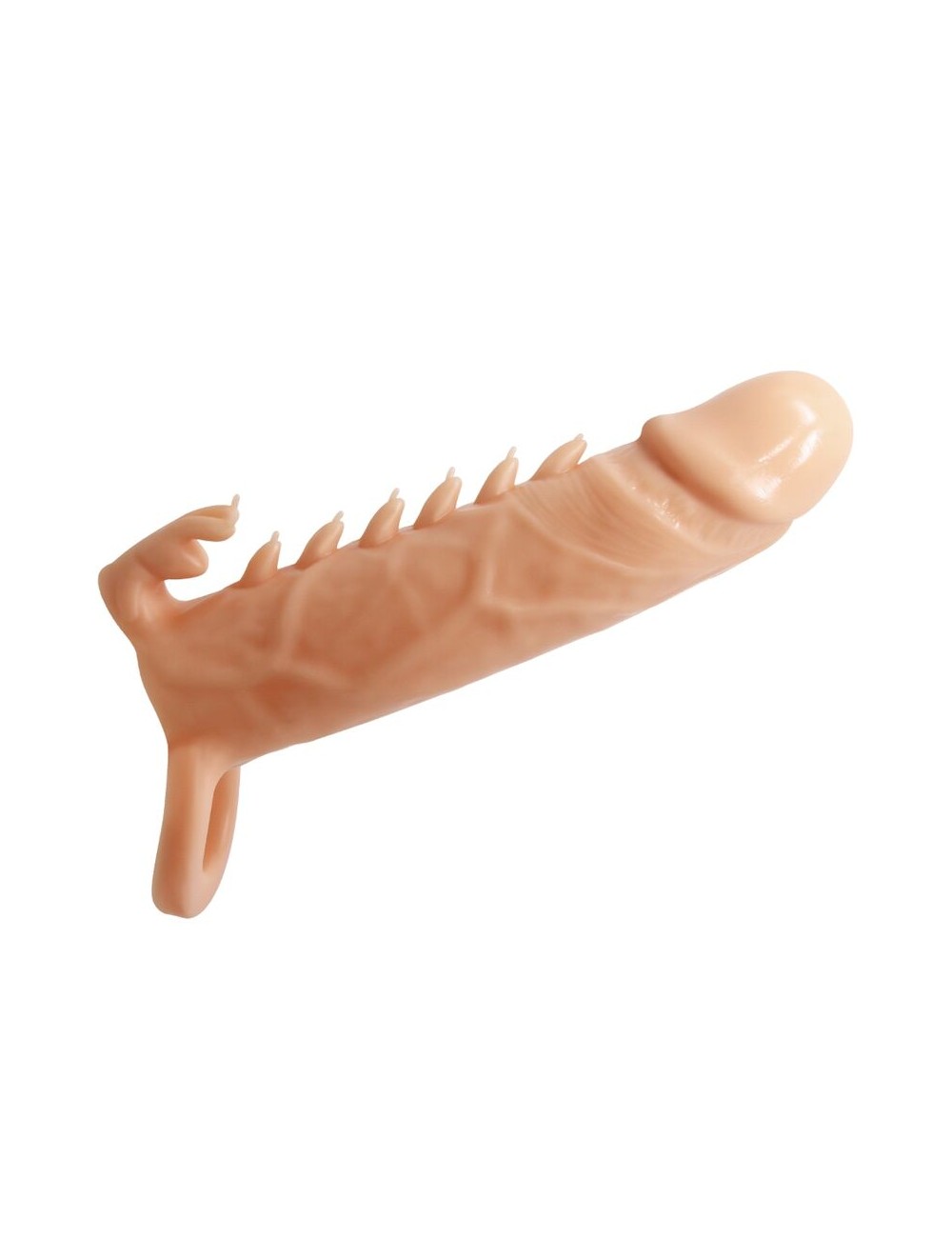 PRETTY LOVE - EMMIT GUAINA PER PENE + STIMOLATORE PER CLITORIDE FLESH