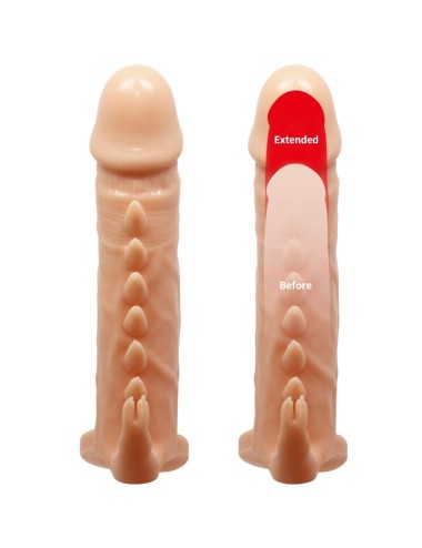 PRETTY LOVE - EMMIT GUAINA PER PENE + STIMOLATORE PER CLITORIDE FLESH