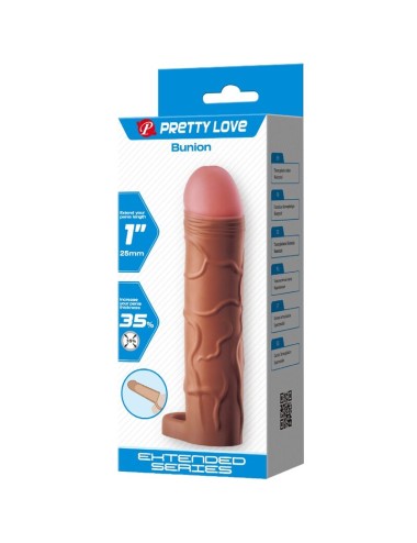 PRETTY LOVE - GUAINA PER PENE BUNION CON ESTENSIONE 2,5 CM MULATTO