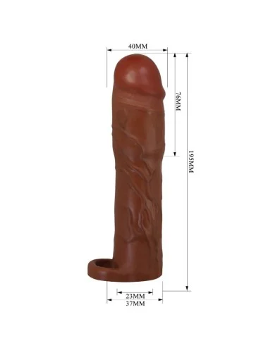 PRETTY LOVE - GUAINA PER PENE GERD CON ESTENSIONE 7,6 CM MULATTO