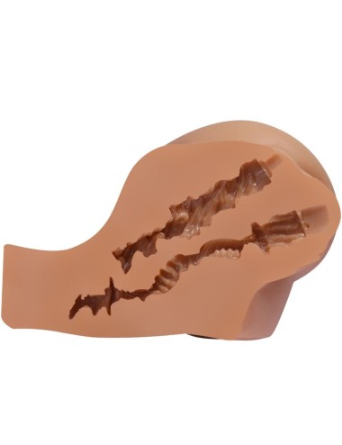 CRAZY BULL - VIBRATORE KYLIE ASS CON VAGINA E ANO REALISTICI CARNE TELECOMANDO