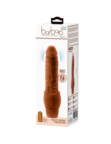 BAILE - BARBARA VIBRATORE REALISTICO 19,5 CM MULATTO