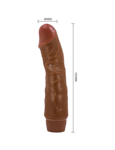 BAILE - JEFF VIBRATORE REALISTICO 19,5 CM MULATTO