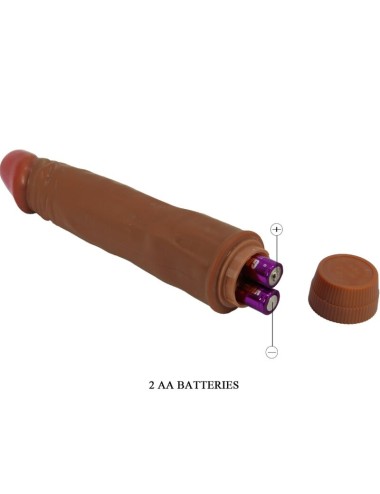 BAILE - VIBRATORE REALISTICO NANO 21 CM MULATTO