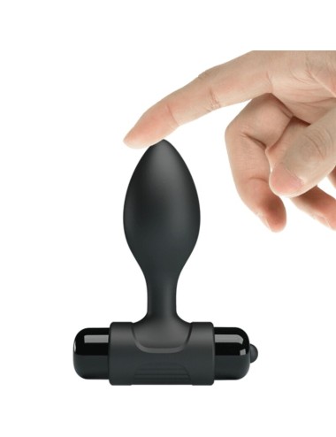 PRETTY LOVE - VIBRA BUTT 10 VIBRAZIONI PLUG ANALE NERO