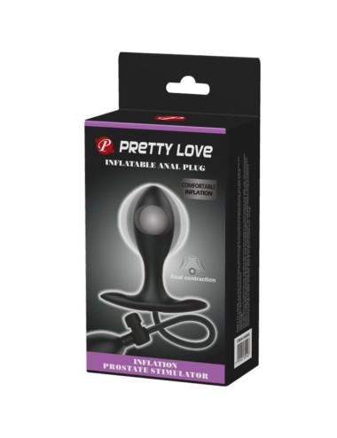 PRETTY LOVE - PLUG ANALE GONFIABILE NERO