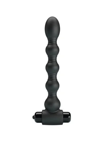 PRETTY LOVE - LYNN SILICONE ANAL PLUG 10 VIBRAZIONI NERO