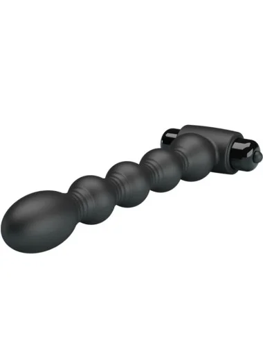 PRETTY LOVE - LYNN SILICONE ANAL PLUG 10 VIBRAZIONI NERO