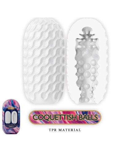 PRETTY LOVE - VENUS X 15 MASTURBATORI MASCHILI IN SILICONE BIANCO