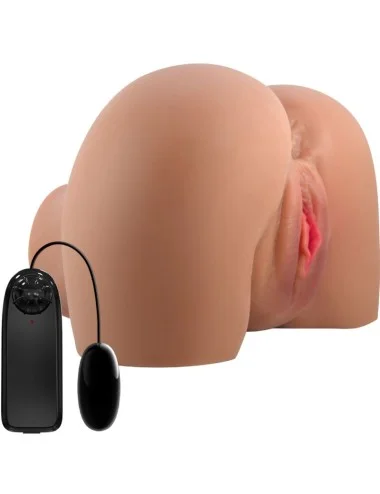 CRAZY BULL - MILA VIBRATORE CULO CON VAGINA REALISTICA E ANO CONTROLLO CARNE REMOTO