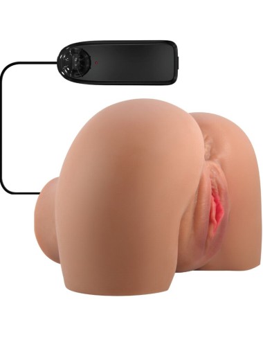 CRAZY BULL - MILA VIBRATORE CULO CON VAGINA REALISTICA E ANO CONTROLLO CARNE REMOTO